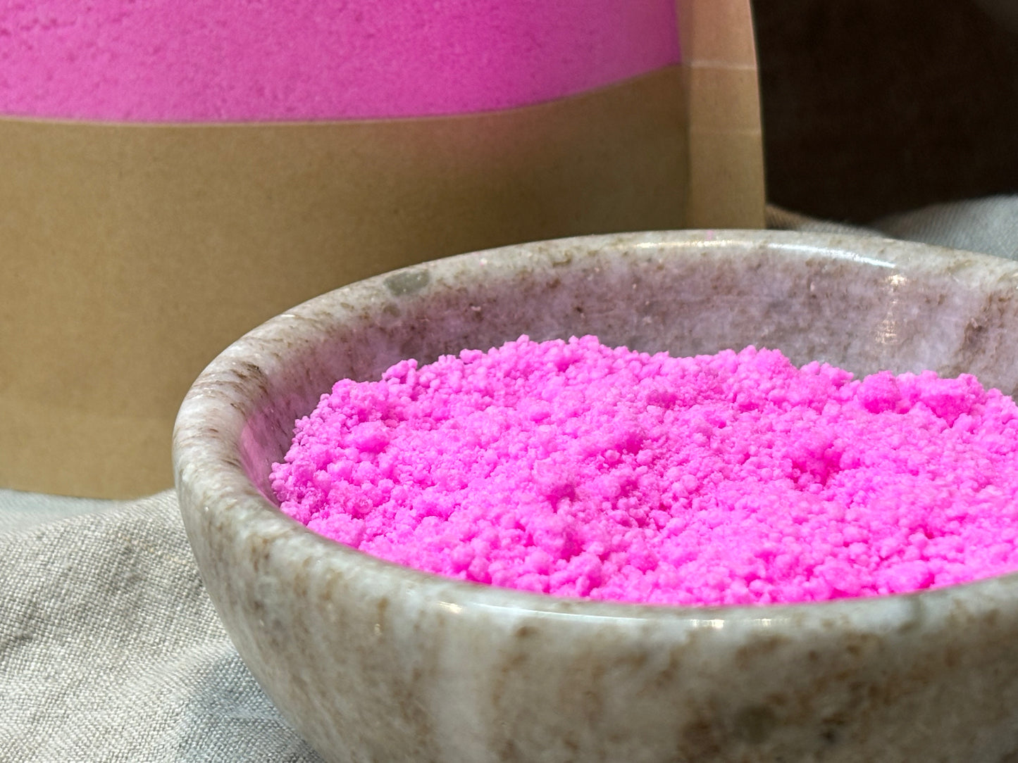 Badeskum rosa, 500gr