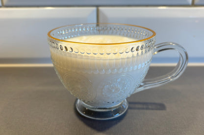 Husholdningssåpe, glasskopp