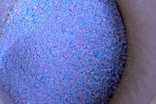 Badeskum lilla, 500gr