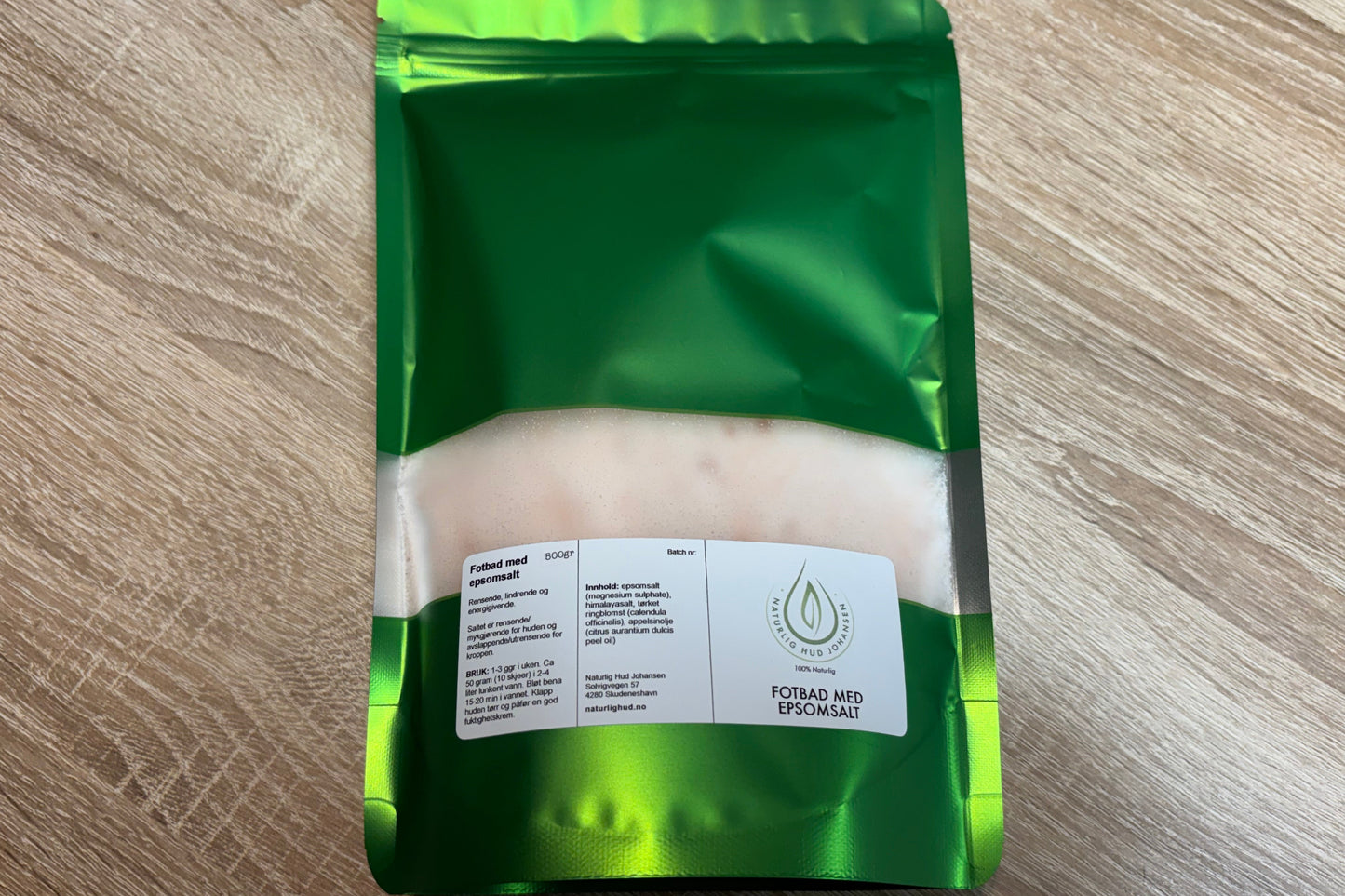 Fotbad med Epsomsalt 500gr